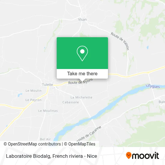 Laboratoire Biodalg map