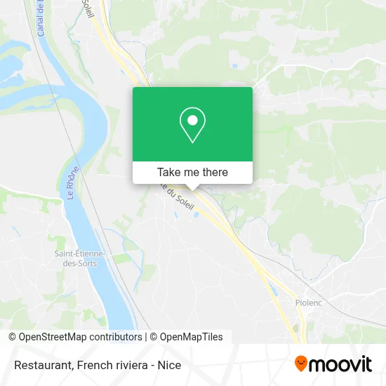 Restaurant map