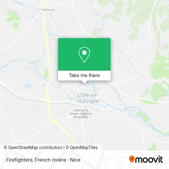 Pompiers map
