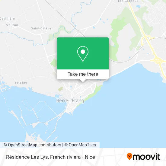 Résidence Les Lys map