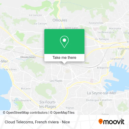 Cloud Telecoms map