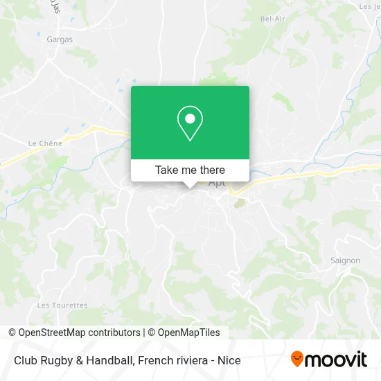 Club Rugby & Handball map