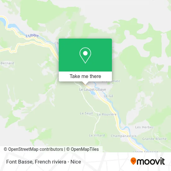 Font Basse map