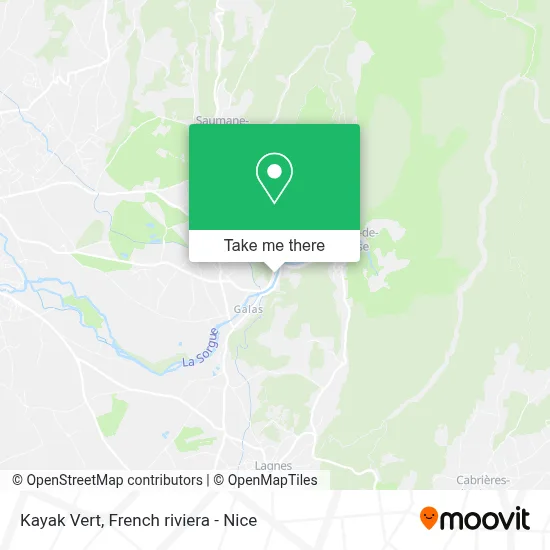 Kayak Vert map