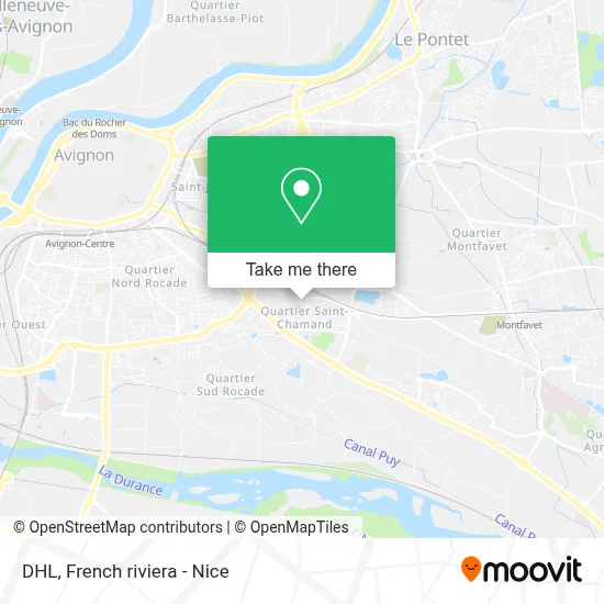 DHL map