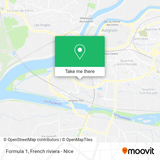 Formule 1 map
