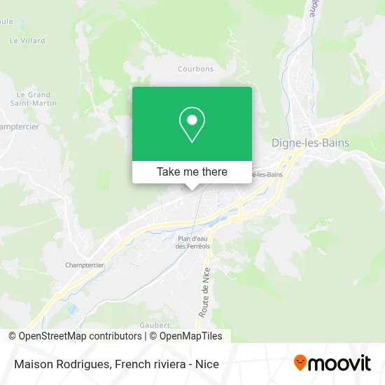 Maison Rodrigues map