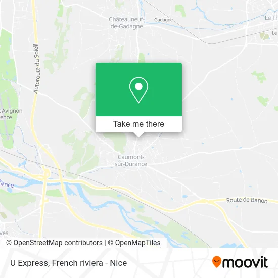 U Express map
