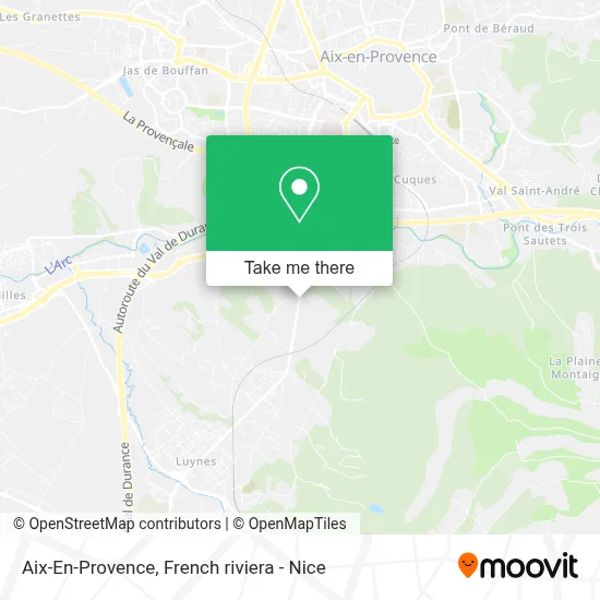 Aix-En-Provence map