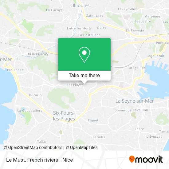 Le Must map
