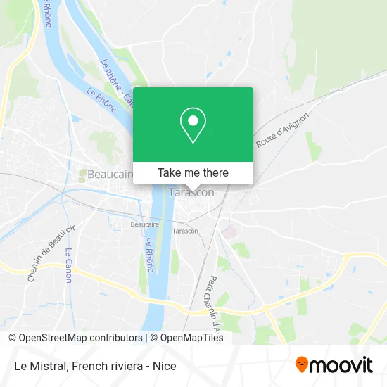 Le Mistral map