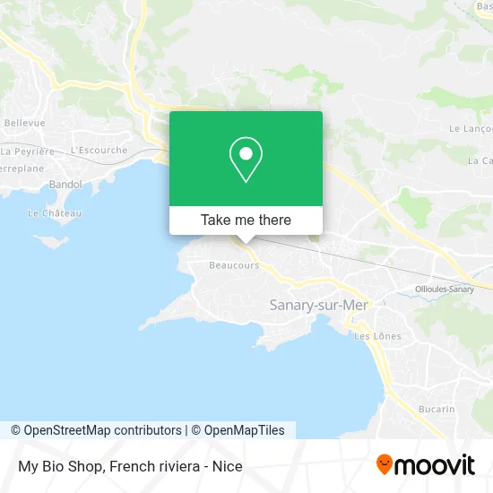 My Bio Shop map