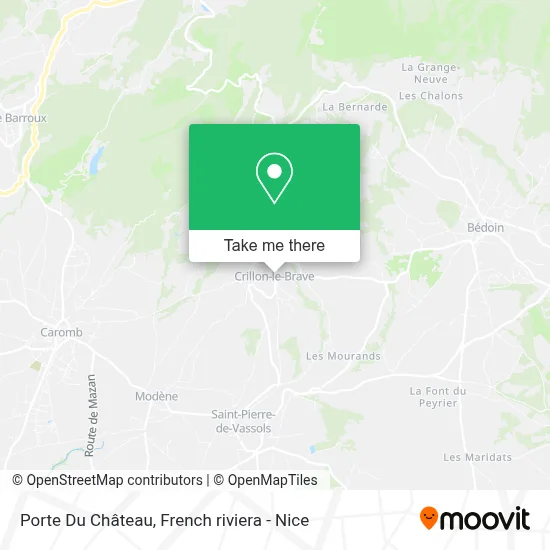 Porte Du Château map