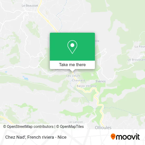 Chez Nad' map