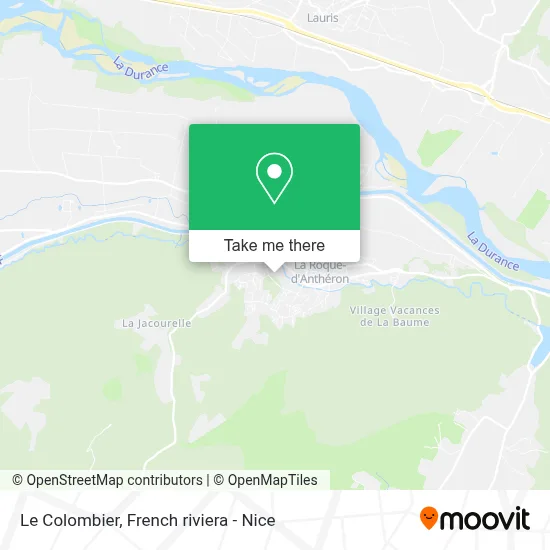 Le Colombier map