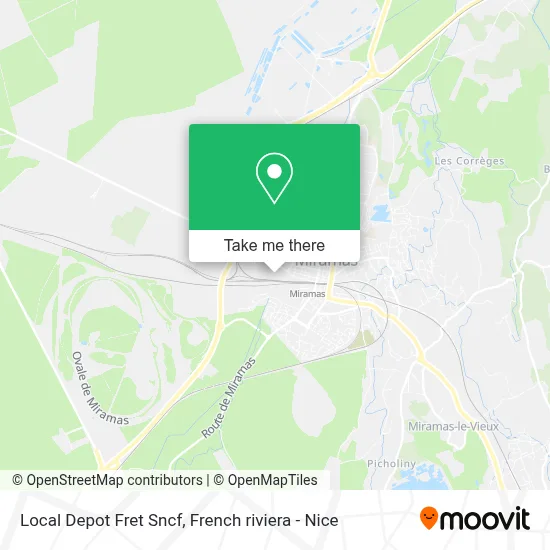 Local Depot Fret Sncf map