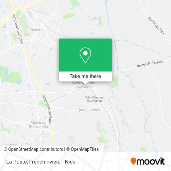 La Poste map