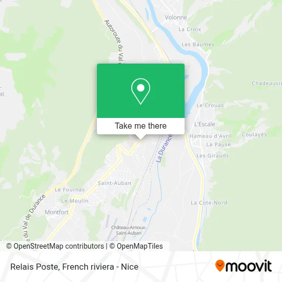 Relais Poste map