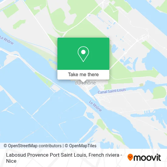 Labosud Provence Port Saint Louis map