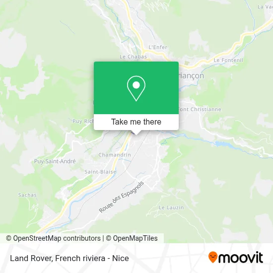 Land Rover map