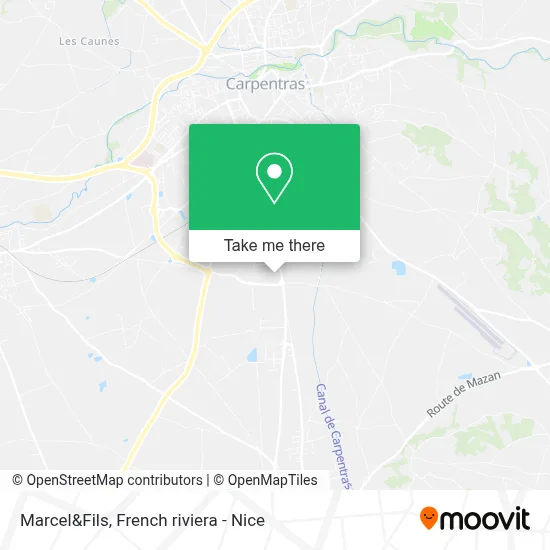 Marcel&Fils map