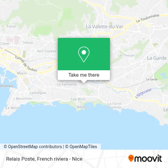 Relais Poste map