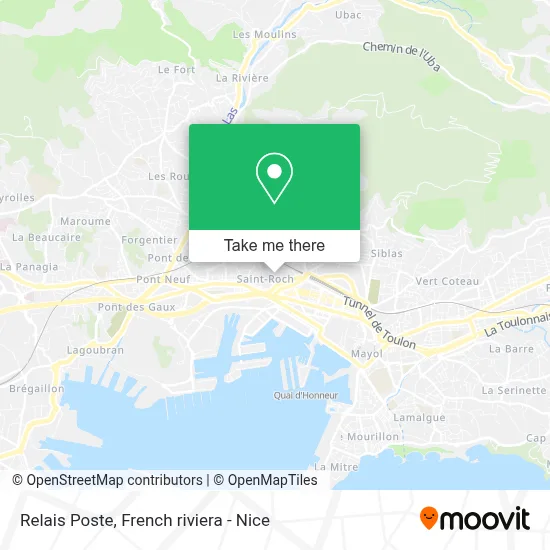 Relais Poste map