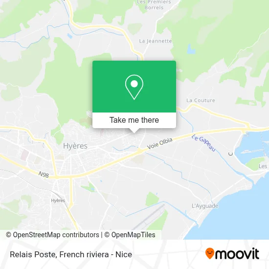 Relais Poste map