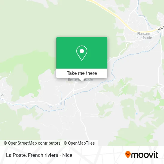 La Poste map