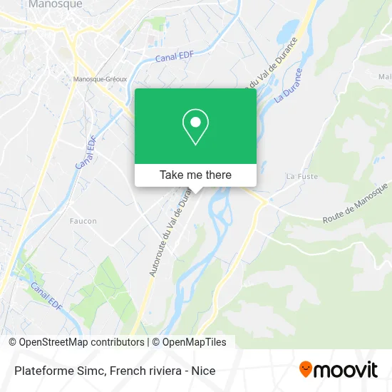 Plateforme Simc map