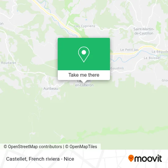 Castellet map