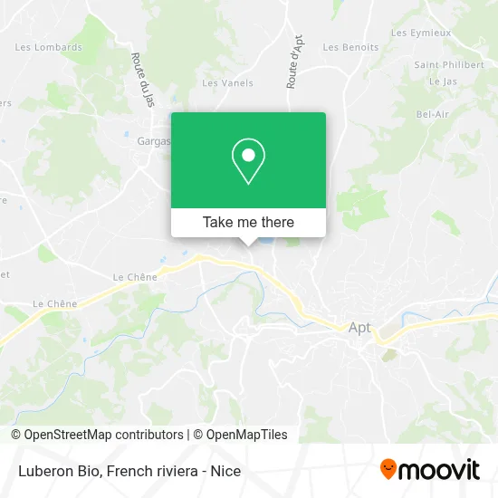 Luberon Bio map