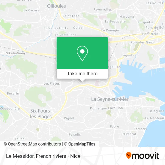 Le Messidor map