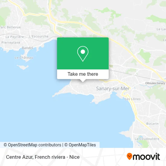 Centre Azur map