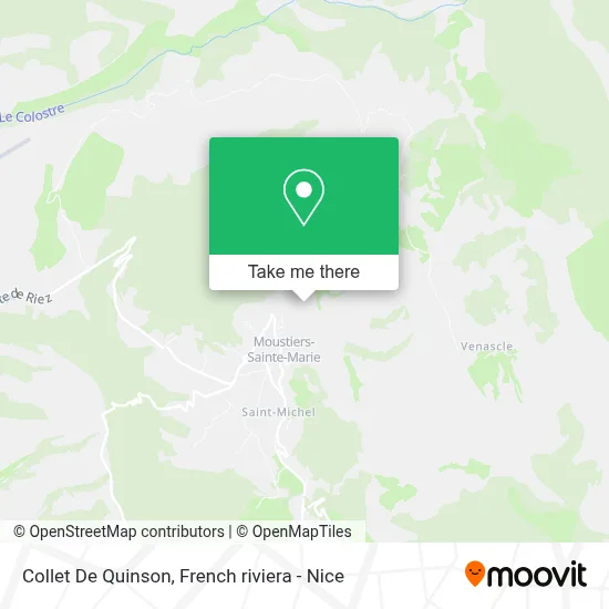 Collet De Quinson map