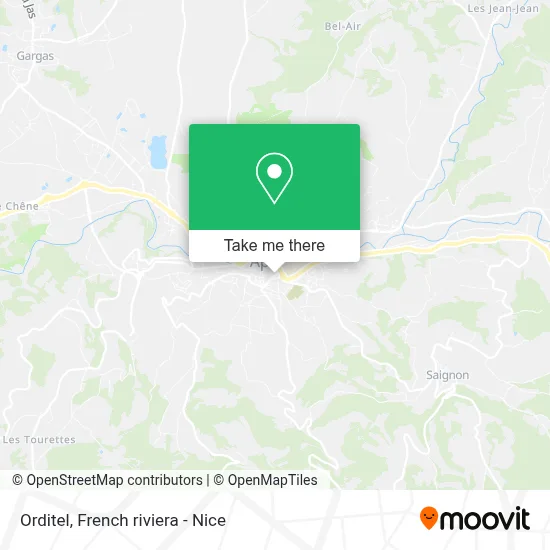 Orditel map
