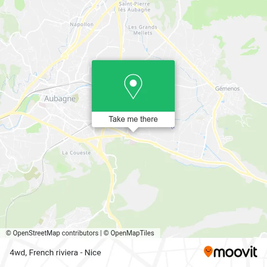 4wd map