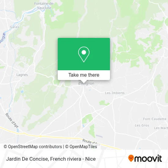 Jardin De Concise map