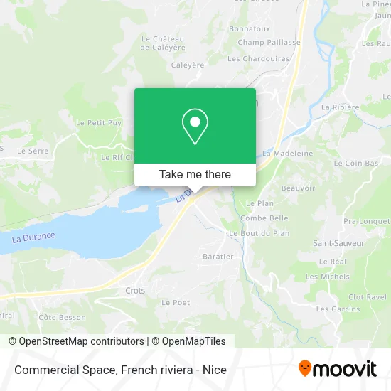 Espace Commercial map