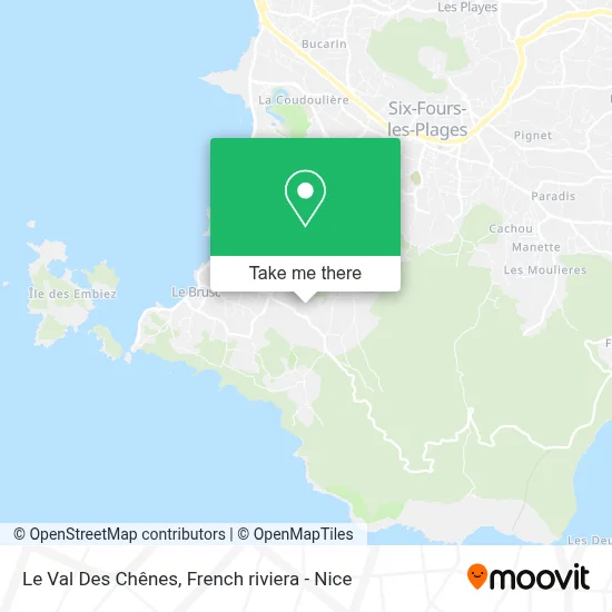 Le Val Des Chênes map