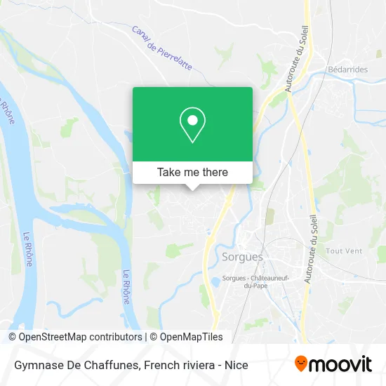 Gymnase De Chaffunes map