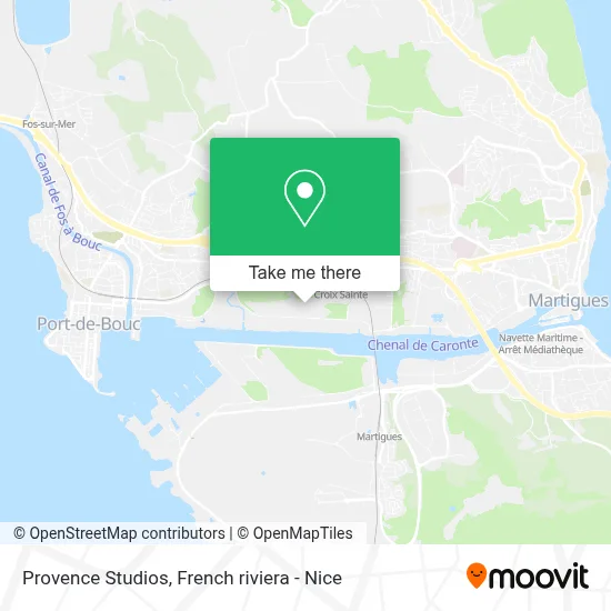 Provence Studios map