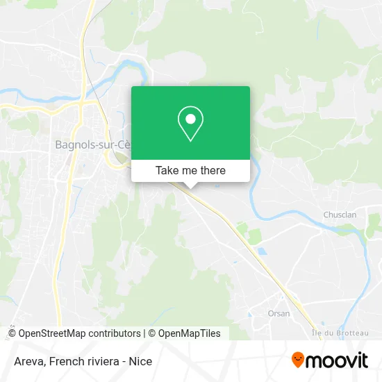 Areva map
