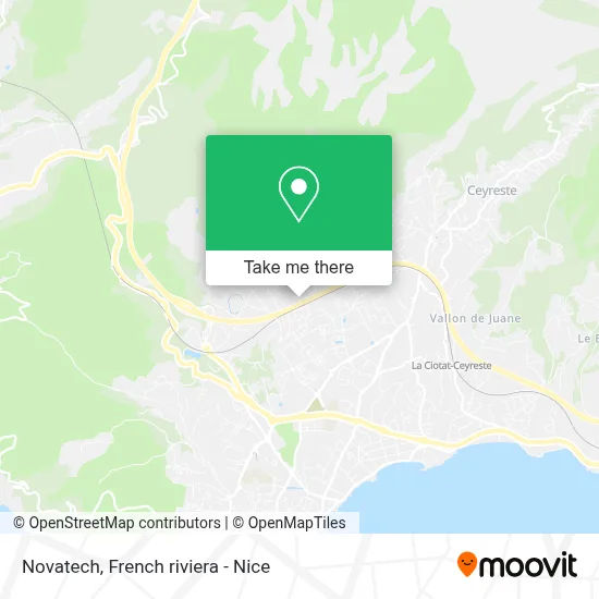 Novatech map
