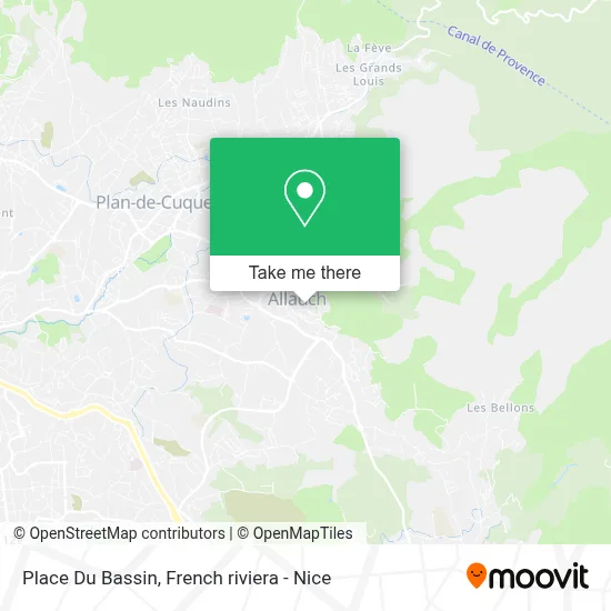 Place Du Bassin map