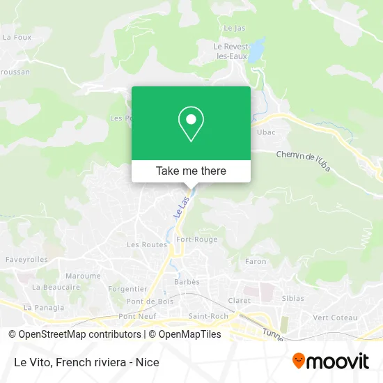 Le Vito map