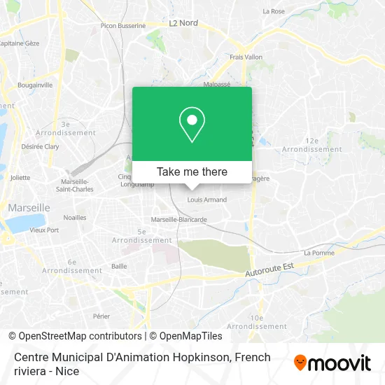Centre Municipal D'Animation Hopkinson map
