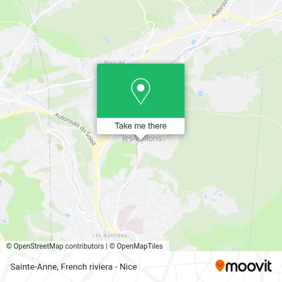 Sainte-Anne map