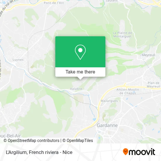 L'Argilium map