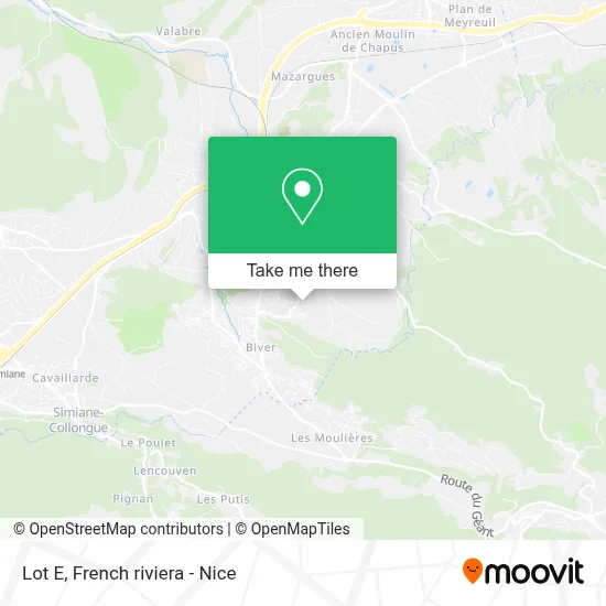 Lot E map